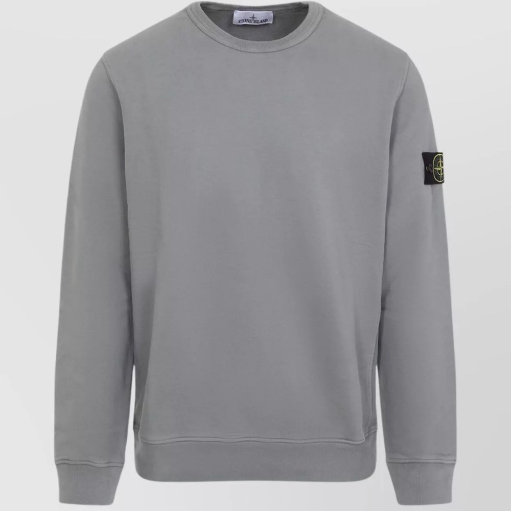 Stone Island Classic Gray Crewneck Sweater